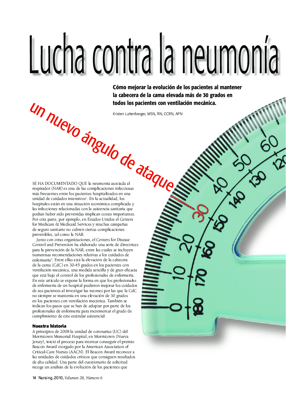 Lucha contra la neumonÃ­a asociada al respirador: un nuevo ángulo de ataque