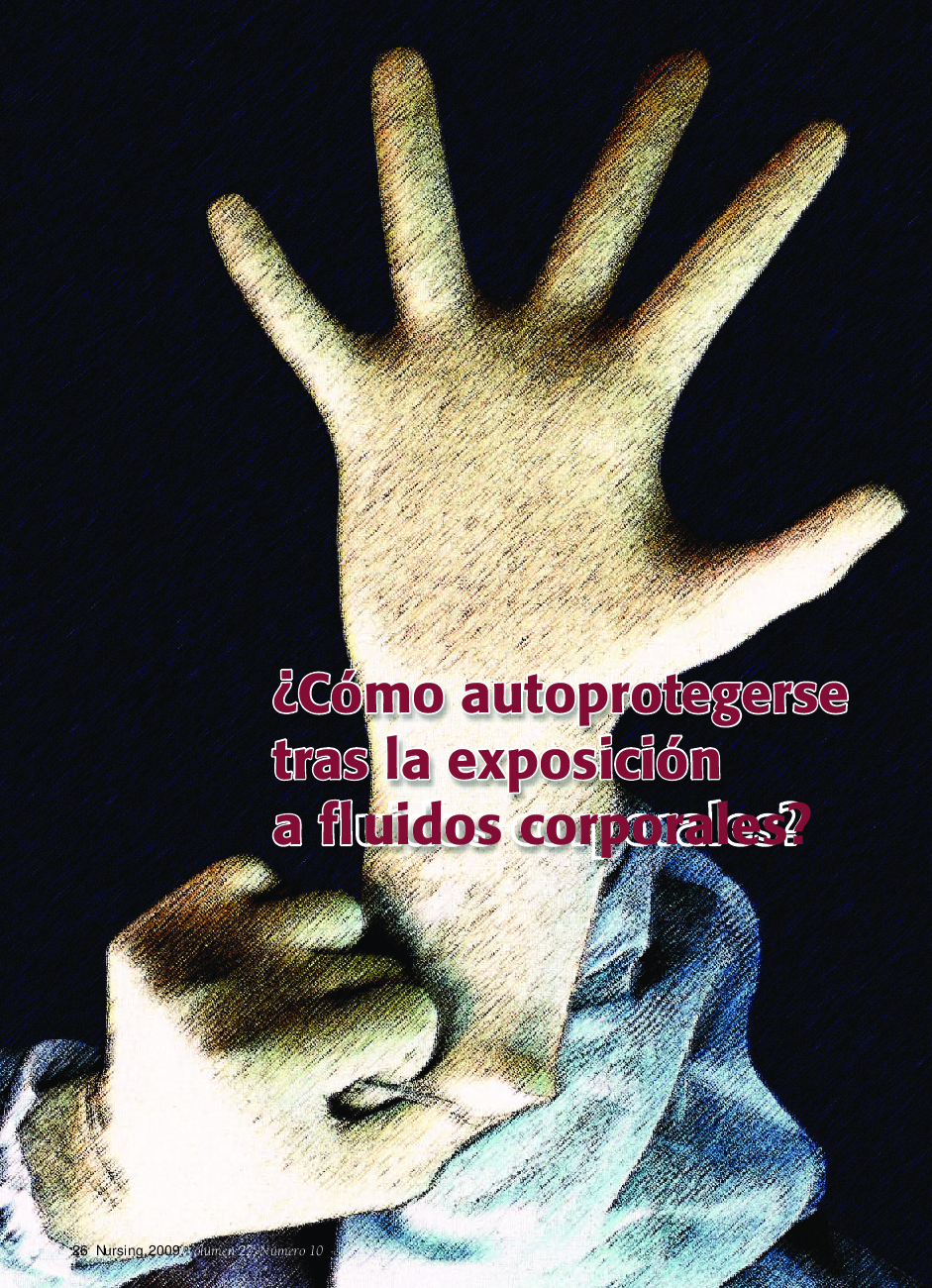 عکس صفحه اول مقاله: ¿Cómo autoprotegerse tras la exposición a fluidos corporales? ¿Cómo autoprotegerse tras la exposición a fluidos corporales?