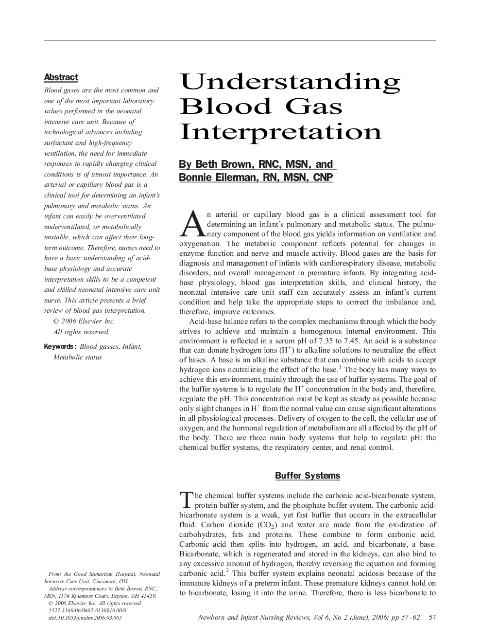 Understanding Blood Gas Interpretation