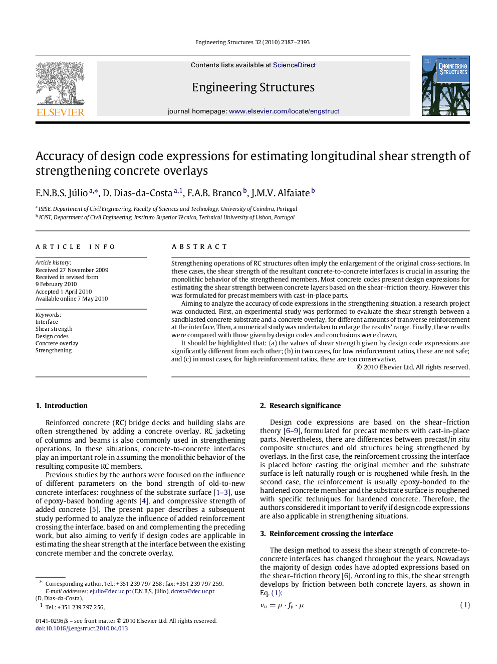 Accuracy of design code expressions for estimating longitudinal shear strength of strengthening concrete overlays