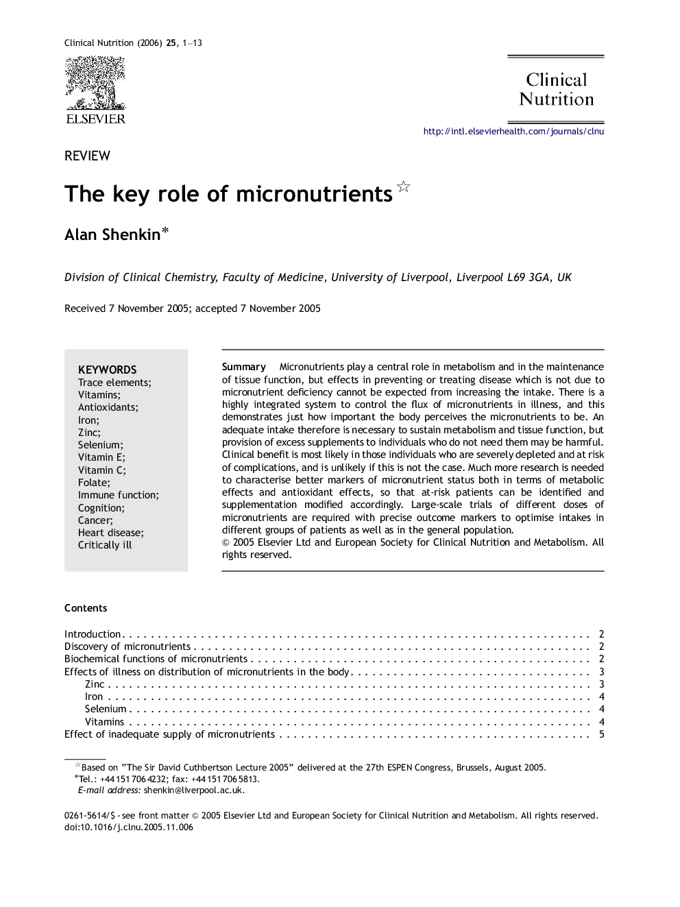 The key role of micronutrients 