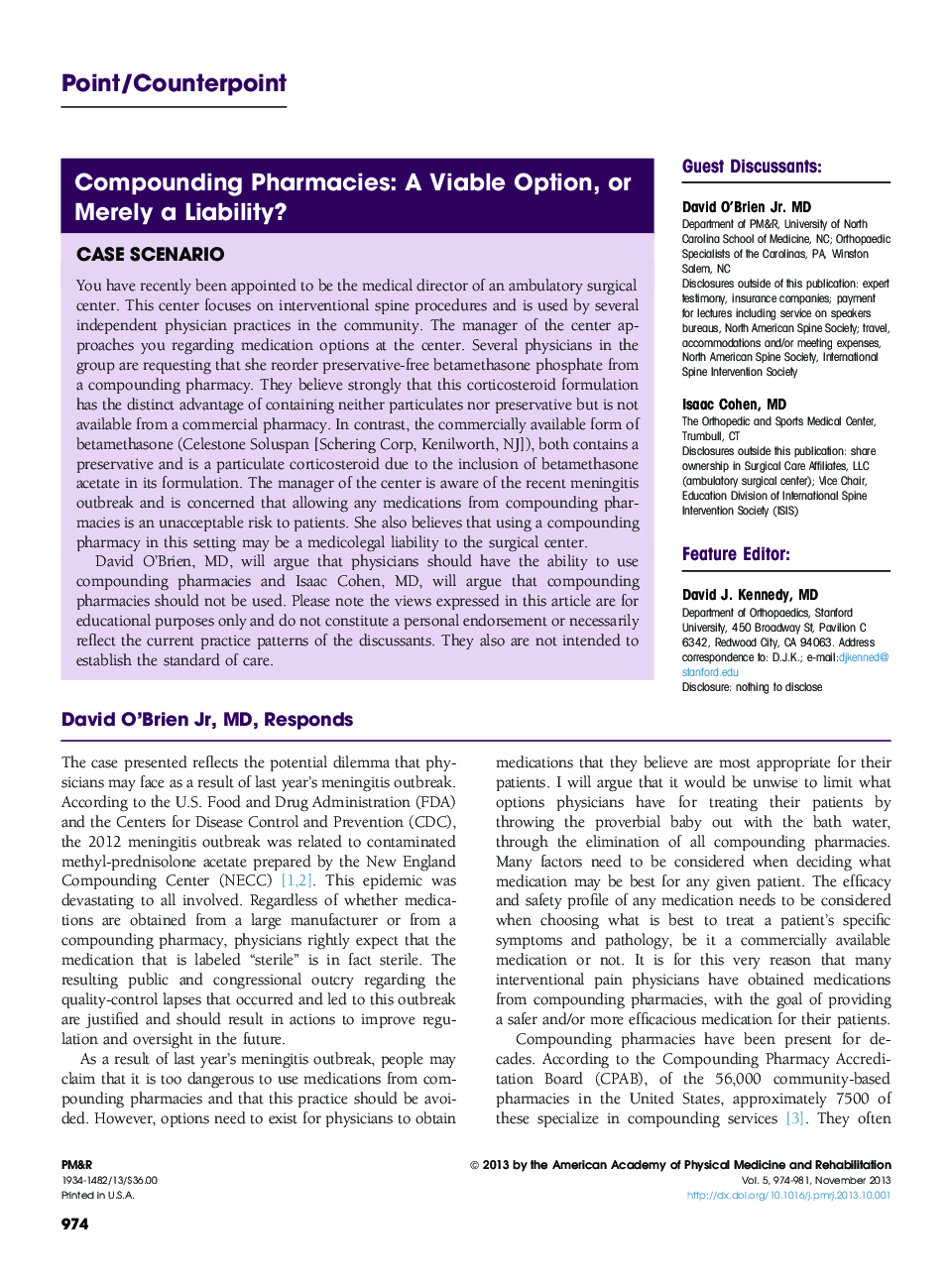 Compounding Pharmacies: A Viable Option, or Merely a Liability?