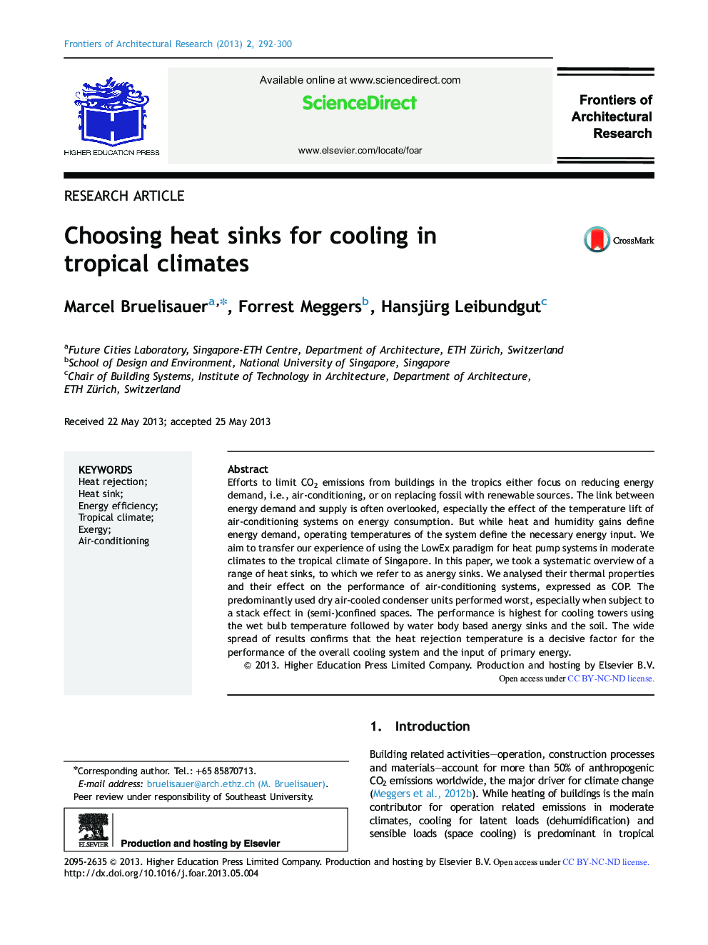 Choosing heat sinks for cooling in tropical climates 