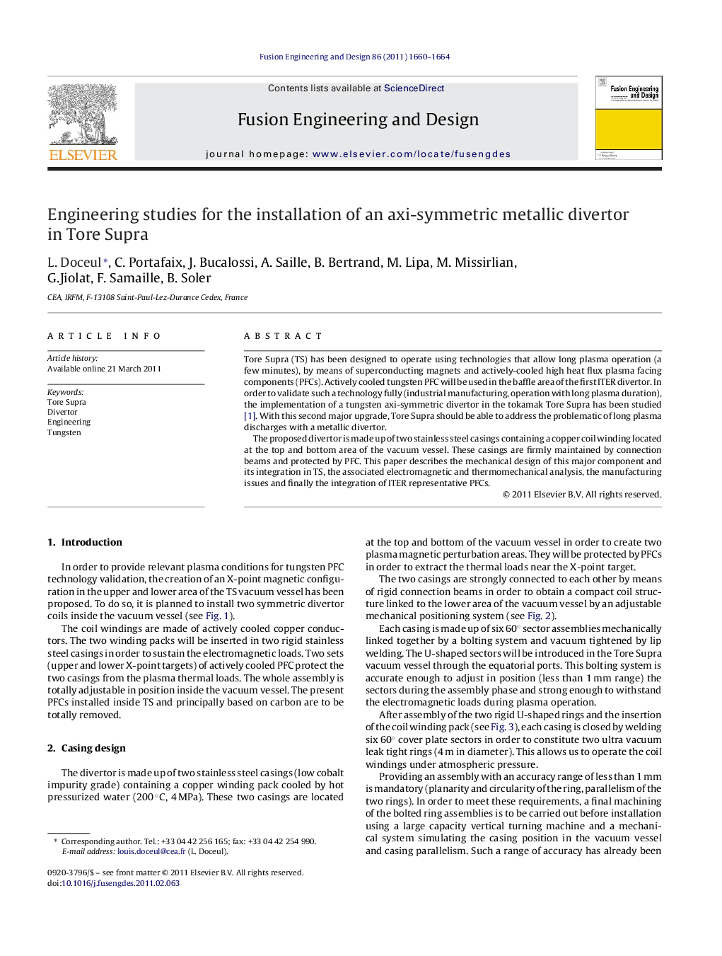 Engineering studies for the installation of an axi-symmetric metallic divertor in Tore Supra