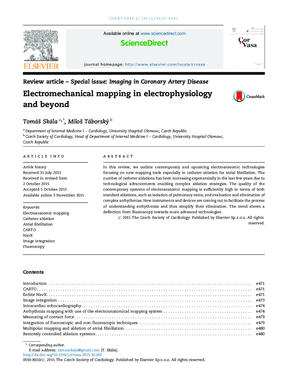 Electromechanical mapping in electrophysiology and beyond