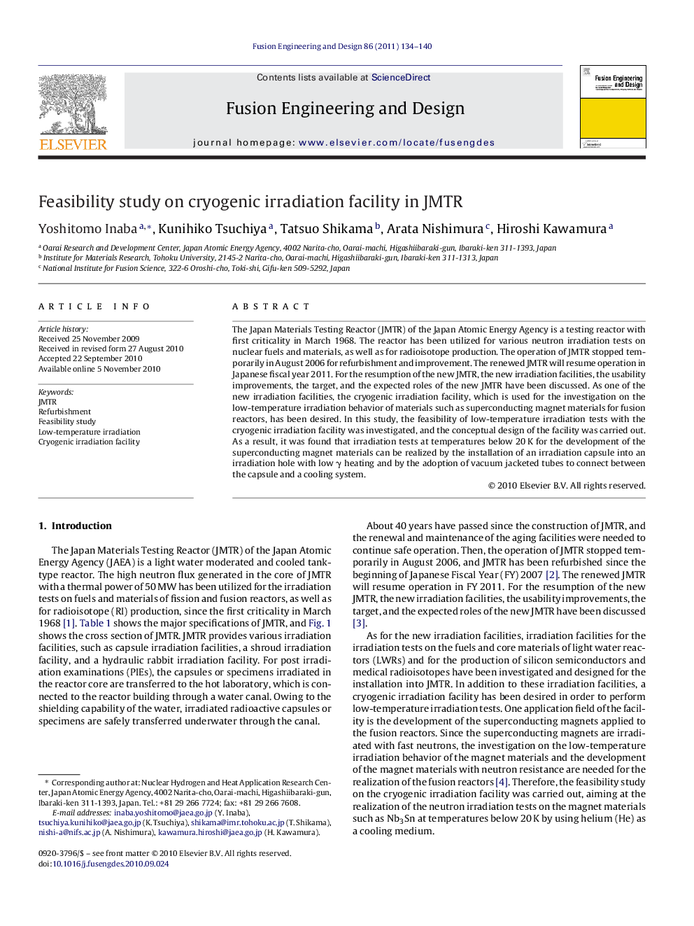 Feasibility study on cryogenic irradiation facility in JMTR