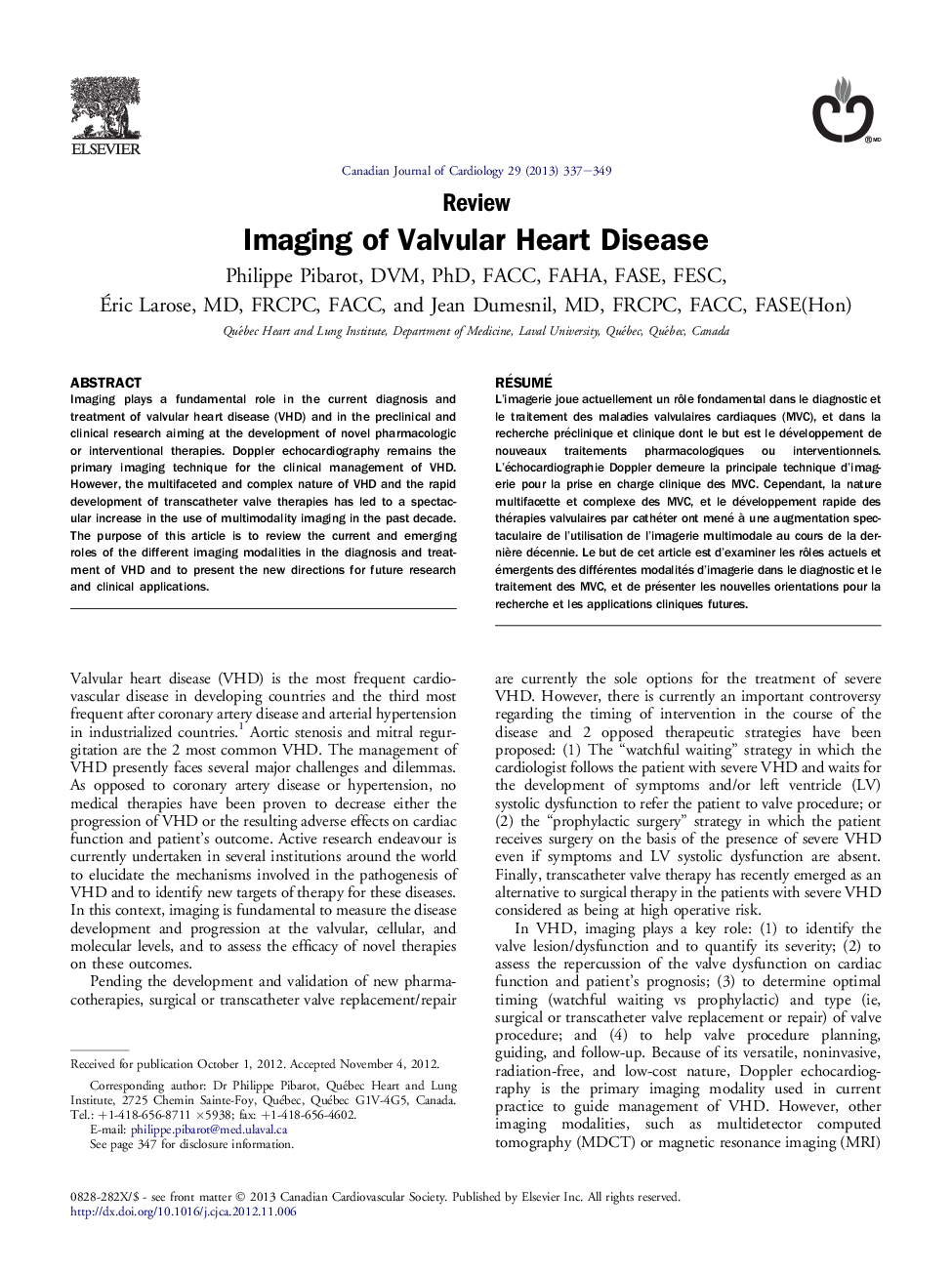 Imaging of Valvular Heart Disease 