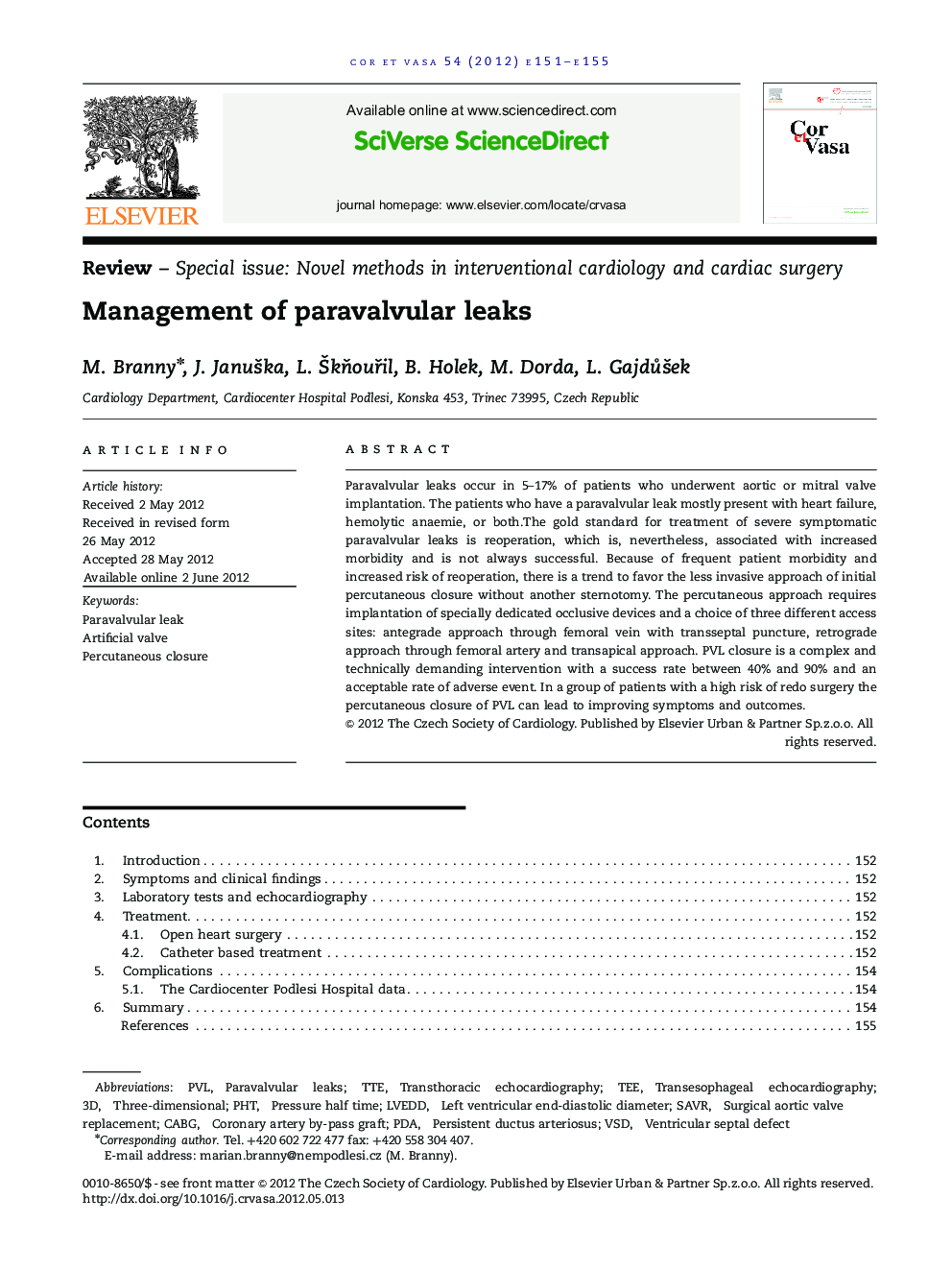 Management of paravalvular leaks