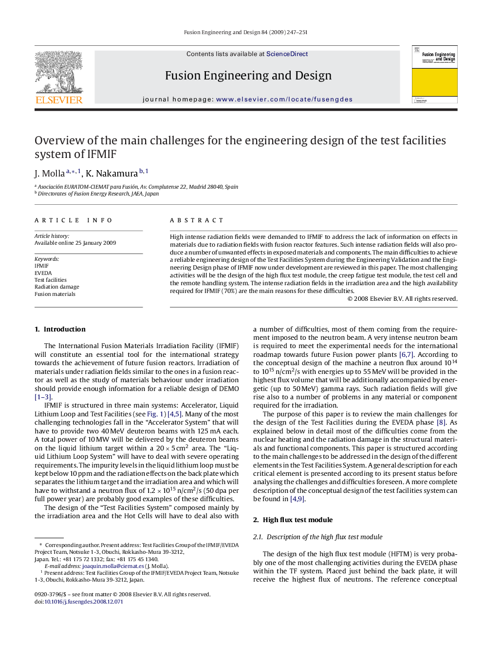 Overview of the main challenges for the engineering design of the test facilities system of IFMIF