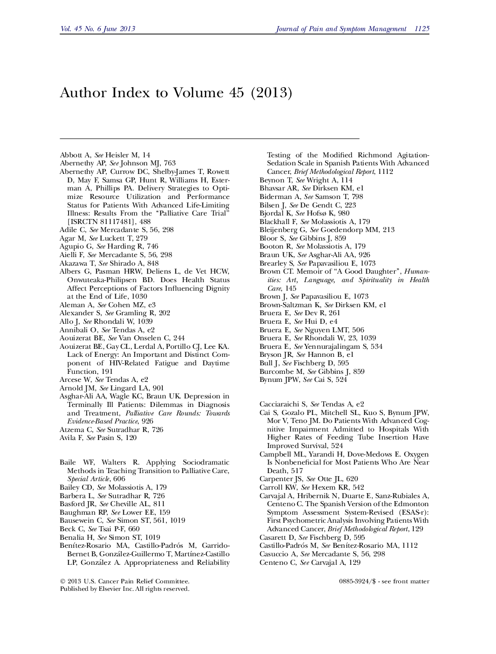 Author Index