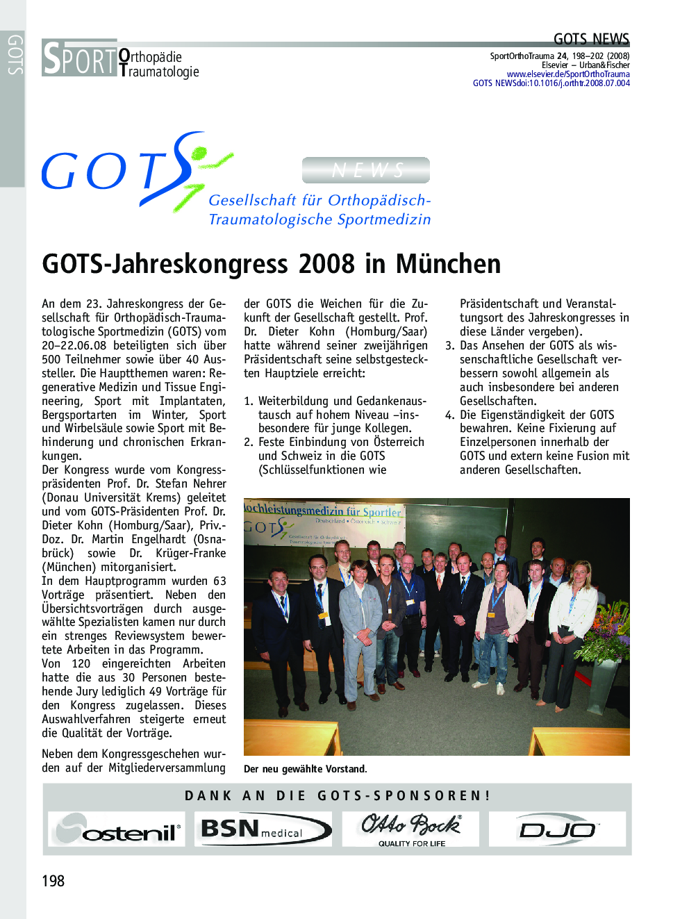 GOTS-Jahreskongress 2008 in München