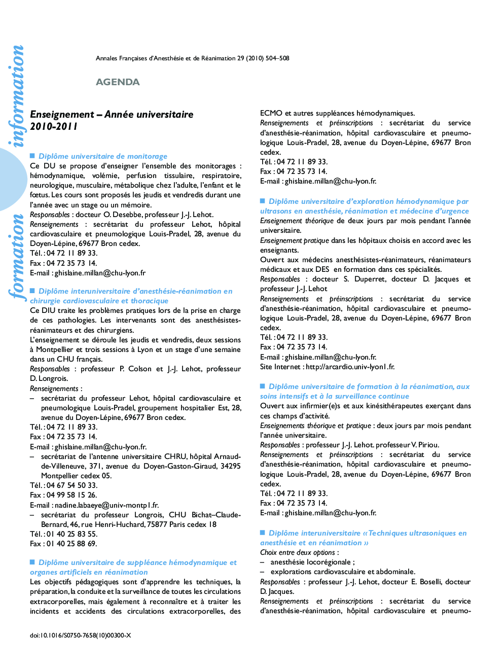Agenda