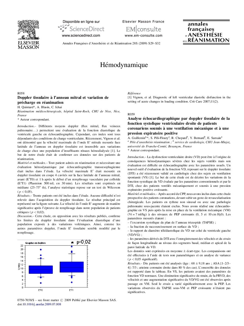Hemodynamique