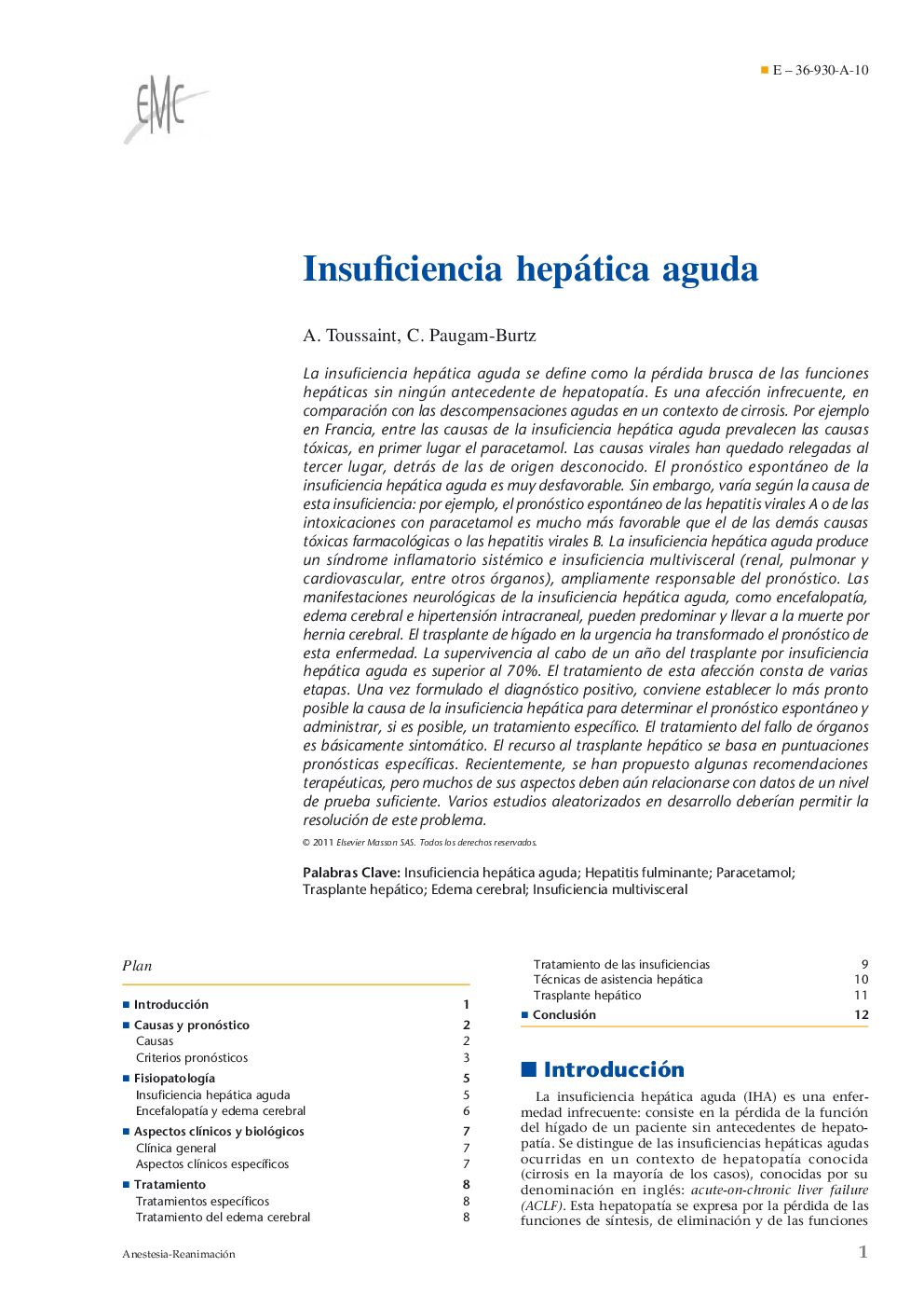 Insuficiencia hepática aguda