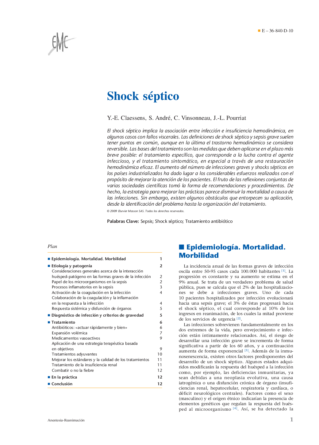 Shock séptico