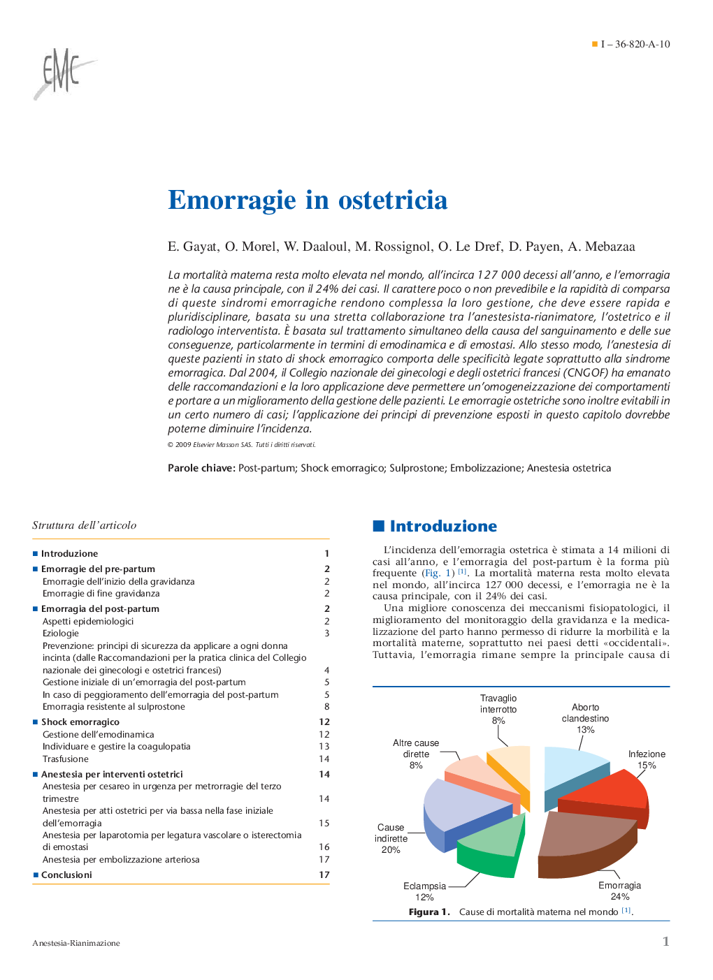 Emorragie in ostetricia