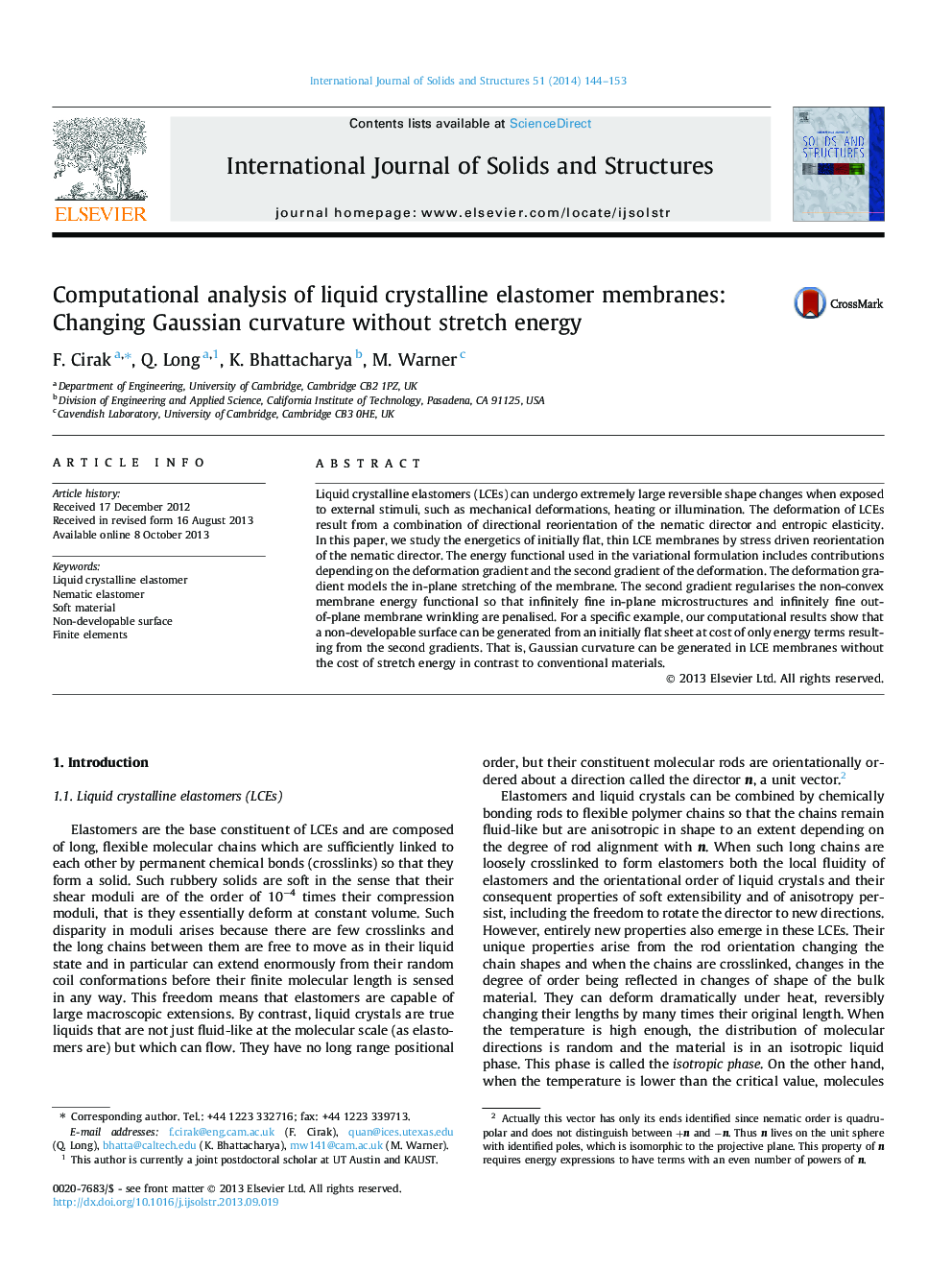 Computational analysis of liquid crystalline elastomer membranes: Changing Gaussian curvature without stretch energy