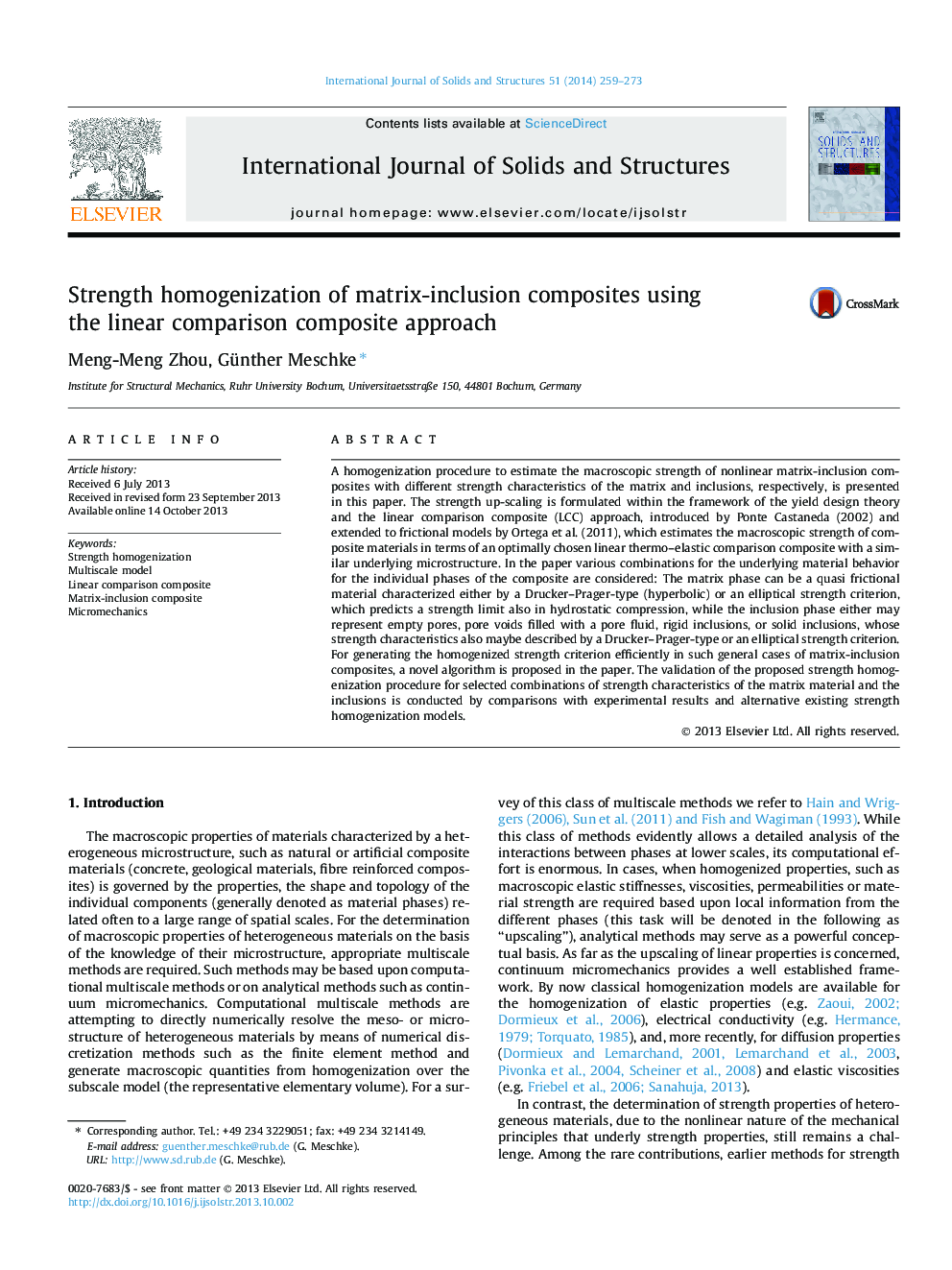 Strength homogenization of matrix-inclusion composites using the linear comparison composite approach