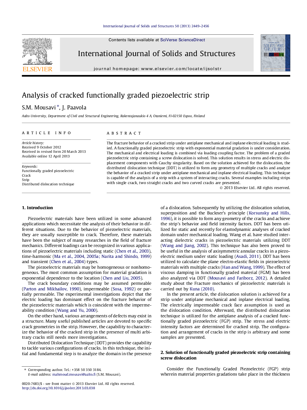 Analysis of cracked functionally graded piezoelectric strip