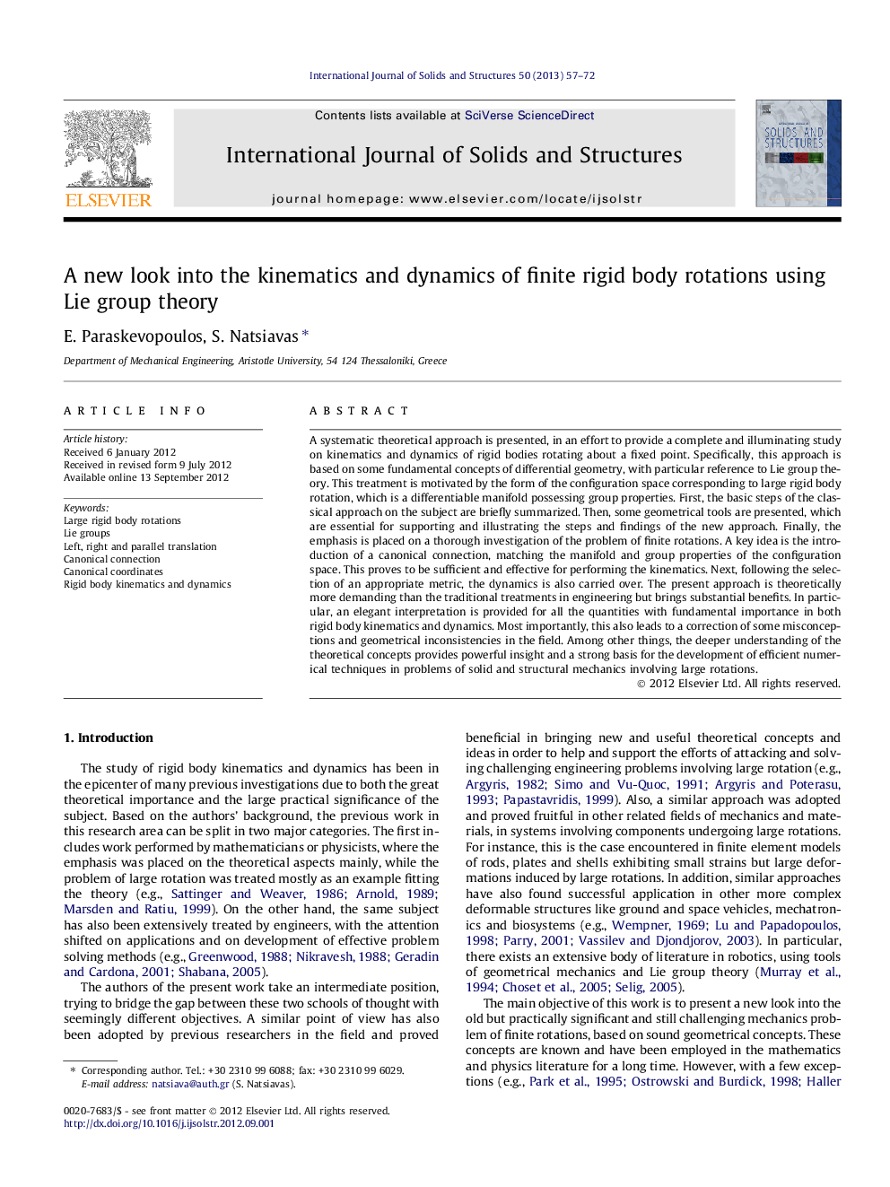 A new look into the kinematics and dynamics of finite rigid body rotations using Lie group theory