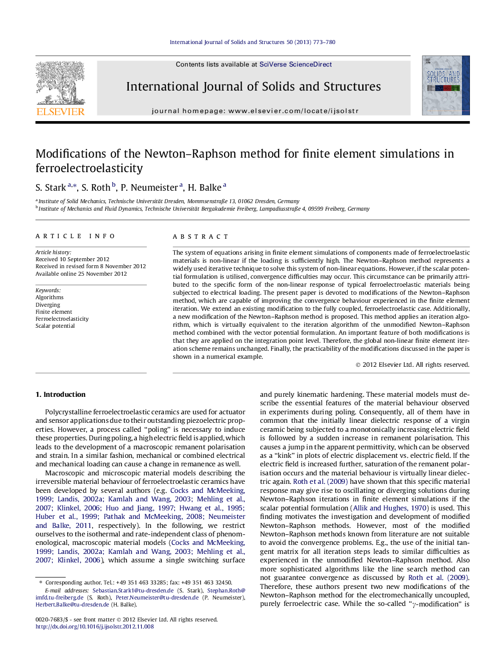 Modifications of the Newton–Raphson method for finite element simulations in ferroelectroelasticity