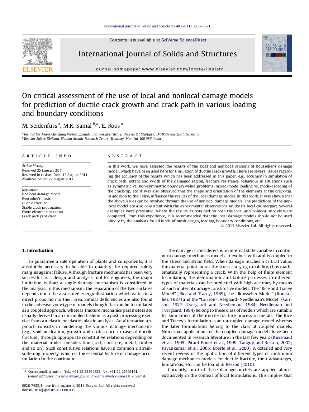 On critical assessment of the use of local and nonlocal damage models for prediction of ductile crack growth and crack path in various loading and boundary conditions