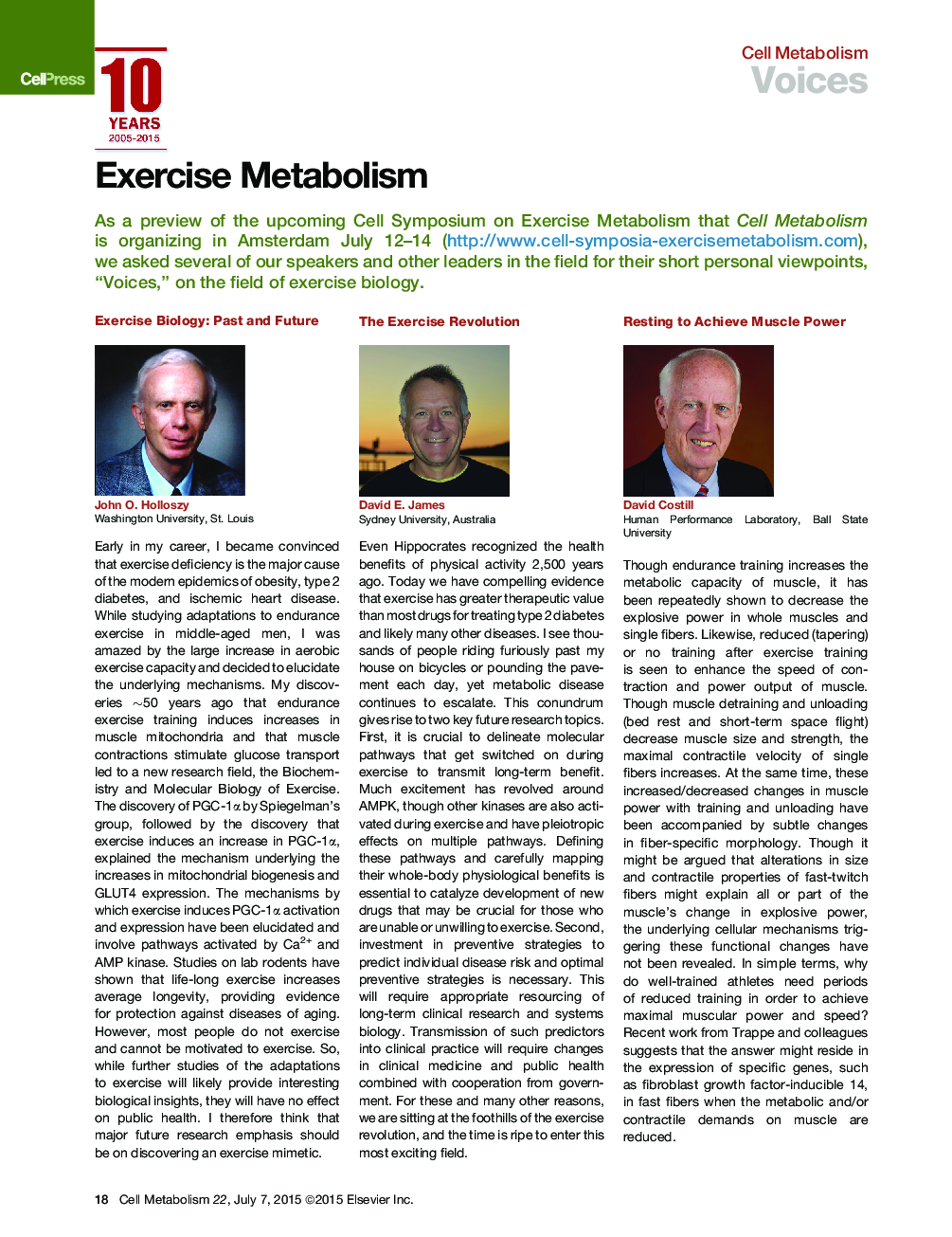 Exercise Metabolism