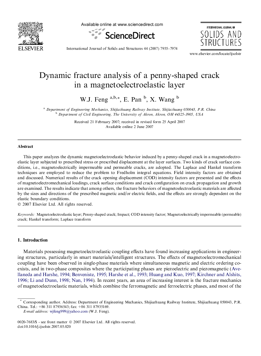 Dynamic fracture analysis of a penny-shaped crack in a magnetoelectroelastic layer