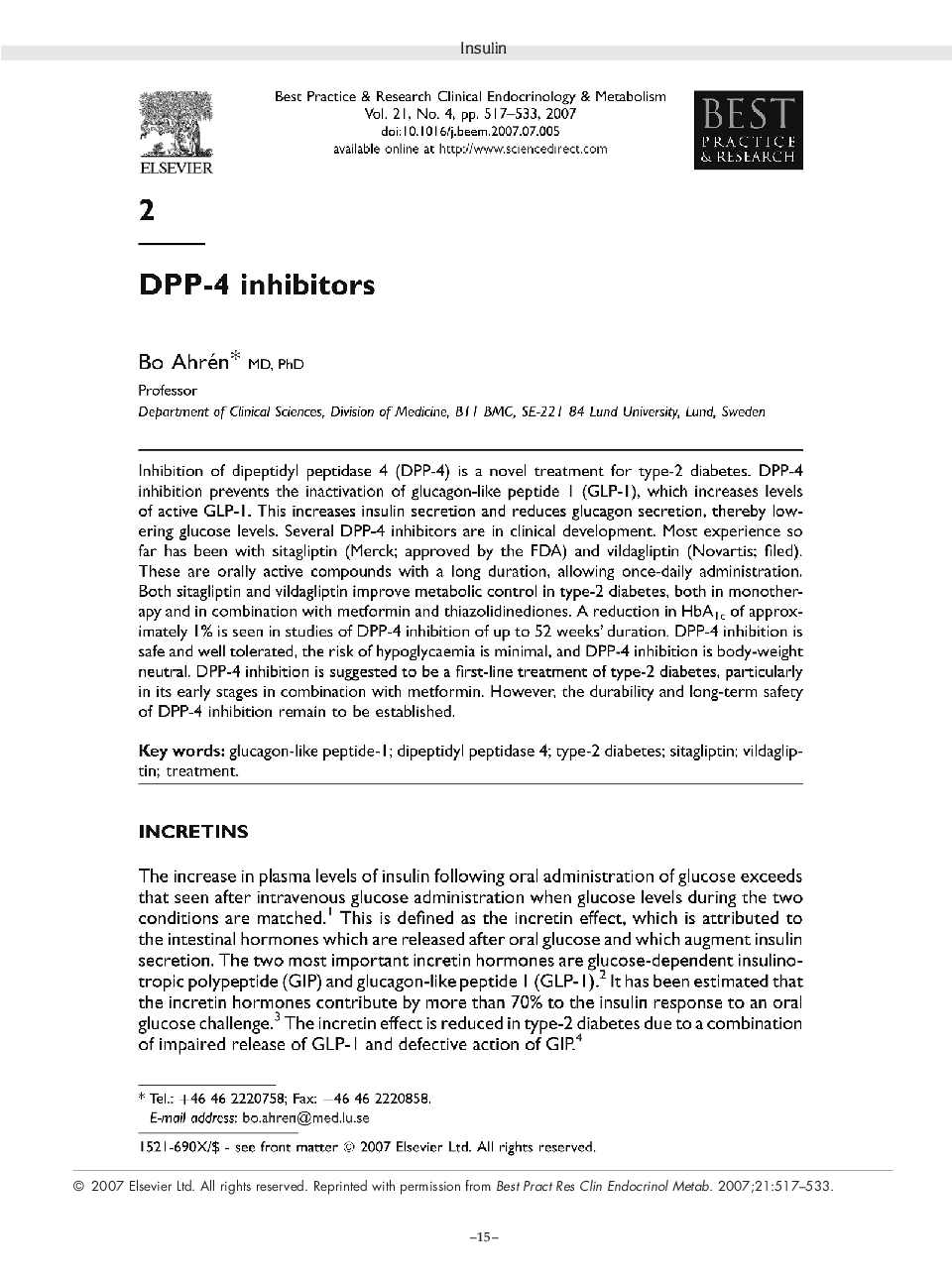 DPP-4 inhibitors