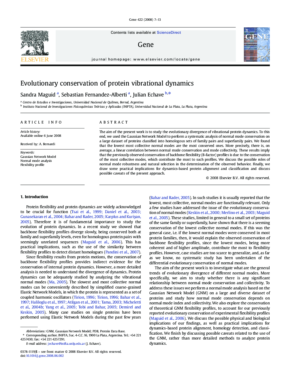 Evolutionary conservation of protein vibrational dynamics