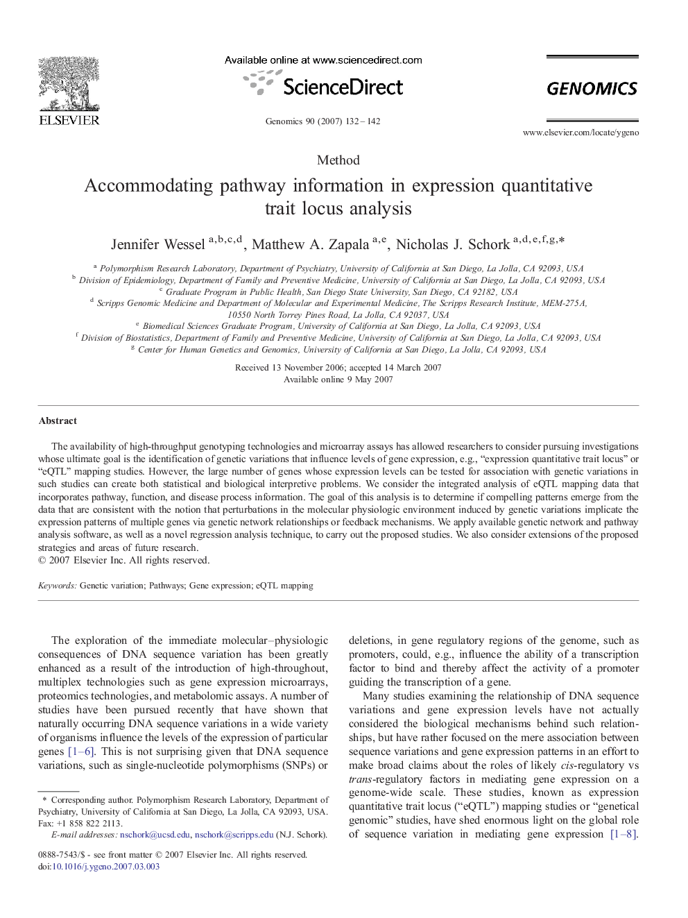 Accommodating pathway information in expression quantitative trait locus analysis