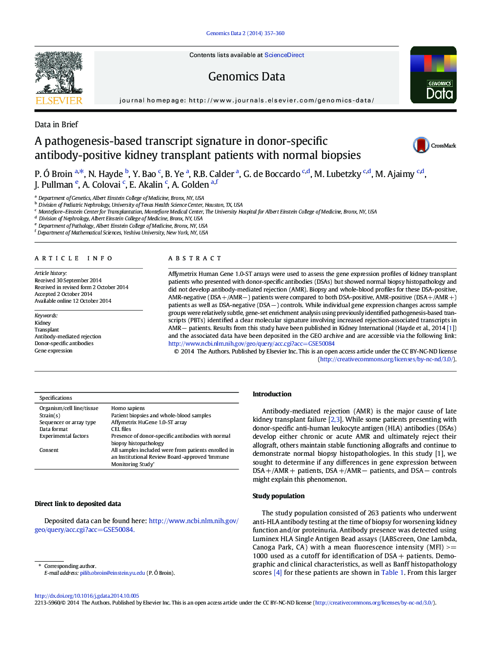 A pathogenesis-based transcript signature in donor-specific antibody-positive kidney transplant patients with normal biopsies