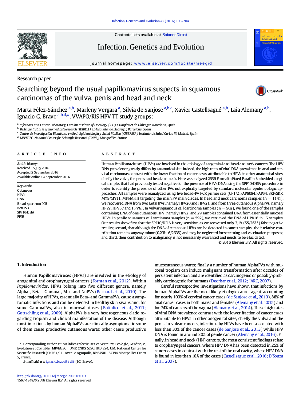 Searching beyond the usual papillomavirus suspects in squamous carcinomas of the vulva, penis and head and neck