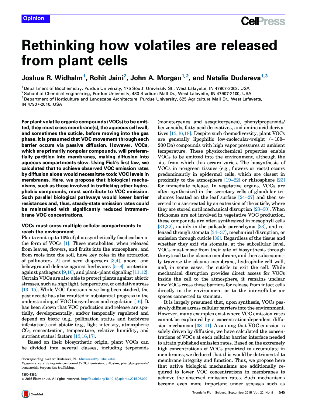 بازخوانی چگونگی تجزیه و تحول از سلول های گیاهی 