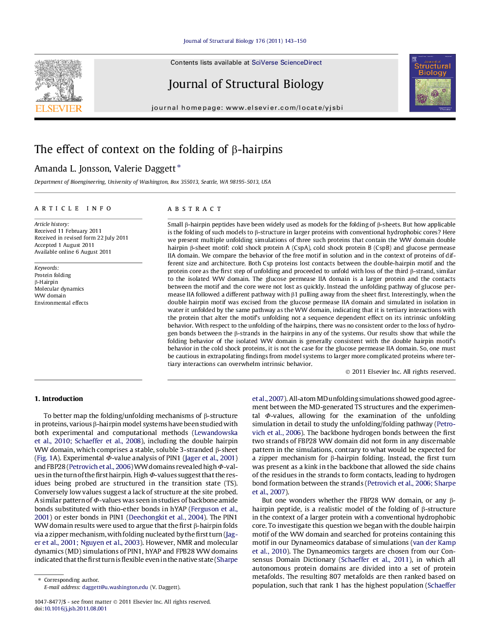 The effect of context on the folding of Î²-hairpins