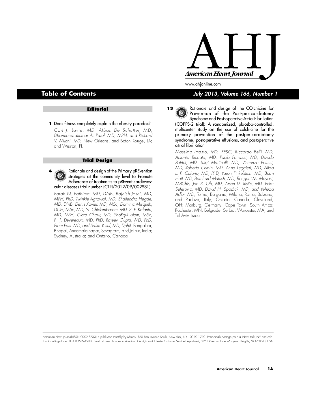 Table of Contents