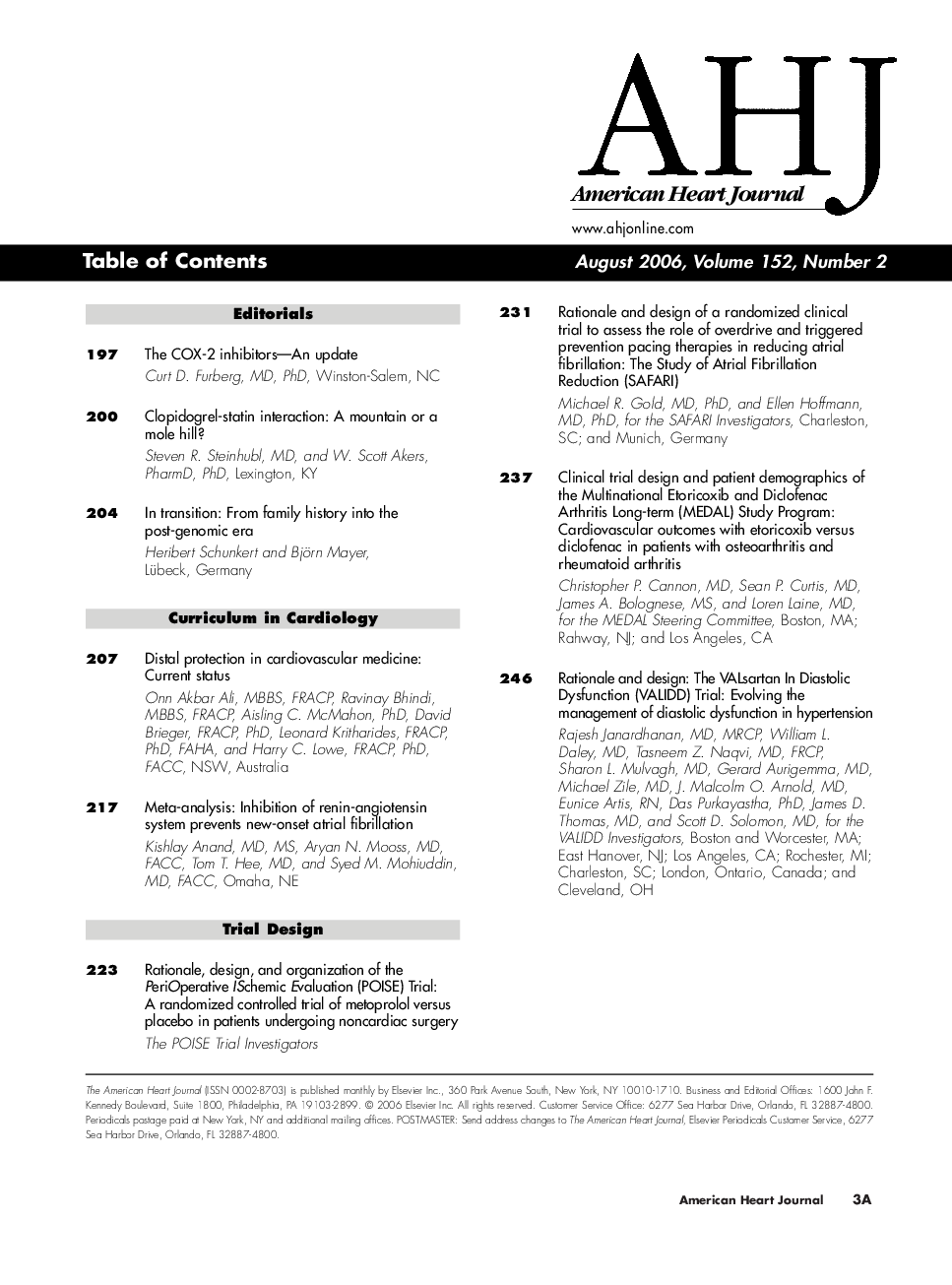 Table of Contents