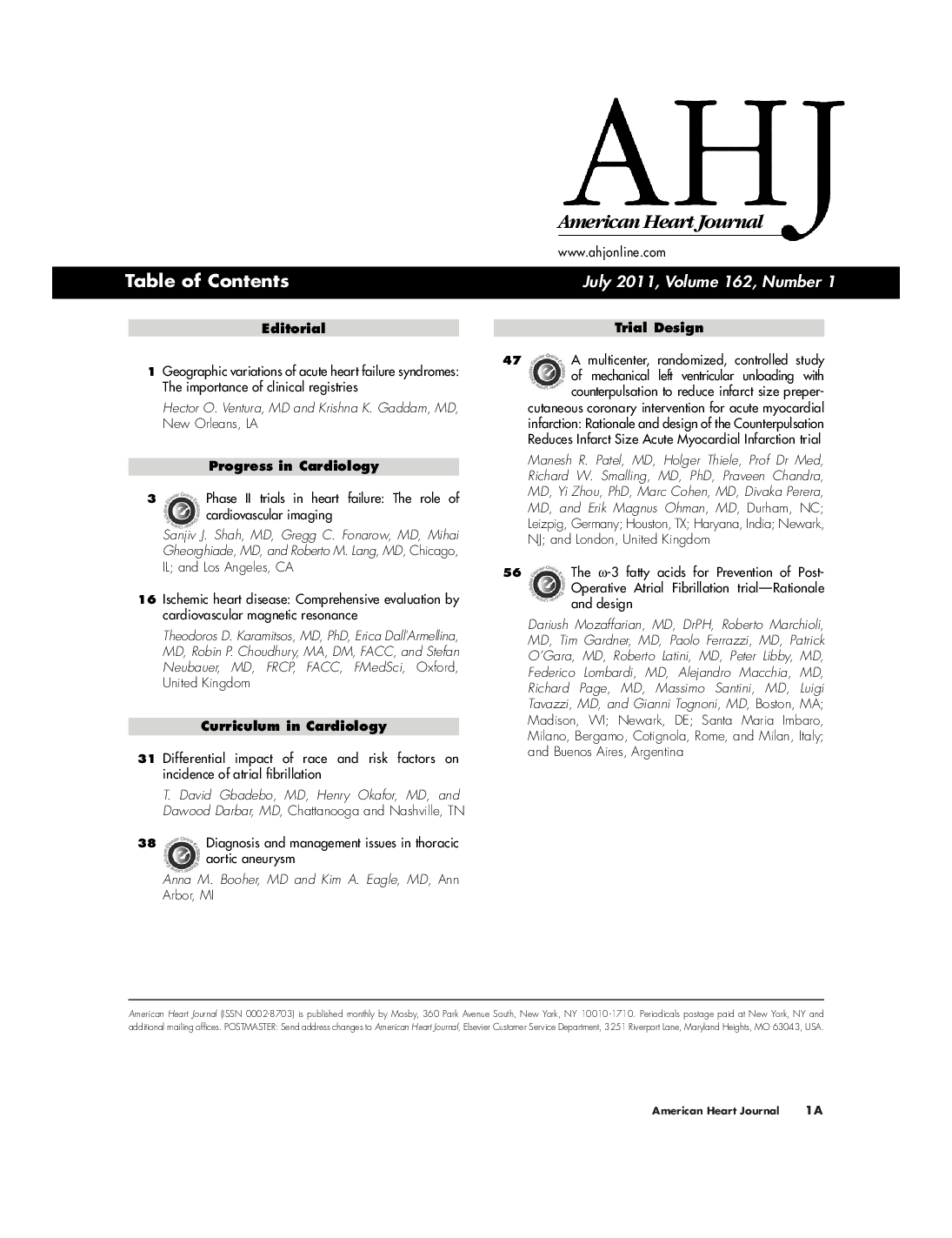 Table of Contents