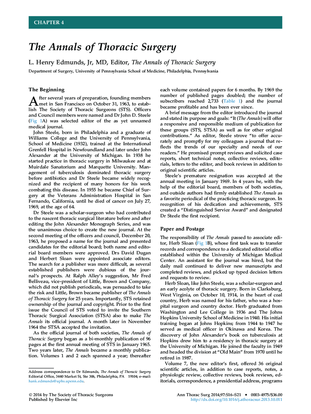 The Annals of Thoracic Surgery