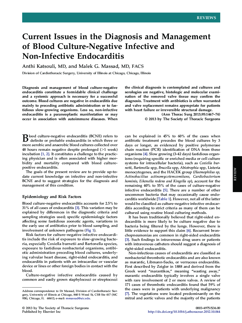 Current Issues in the Diagnosis and Management of Blood Culture-Negative Infective and Non-Infective Endocarditis