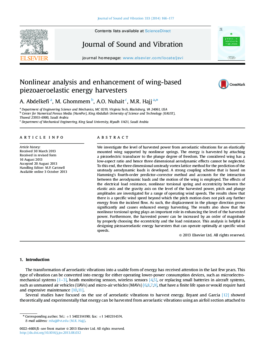 Nonlinear analysis and enhancement of wing-based piezoaeroelastic energy harvesters