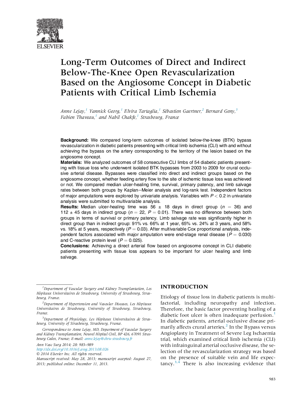 نتایج بلند مدت مستقیم و غیر مستقیم در معرض واکسیناسیون مجدد در زیر زانو بر اساس مفهوم آنژیوزوم در بیماران دیابتی با ایسکمی انتقادی لثه 