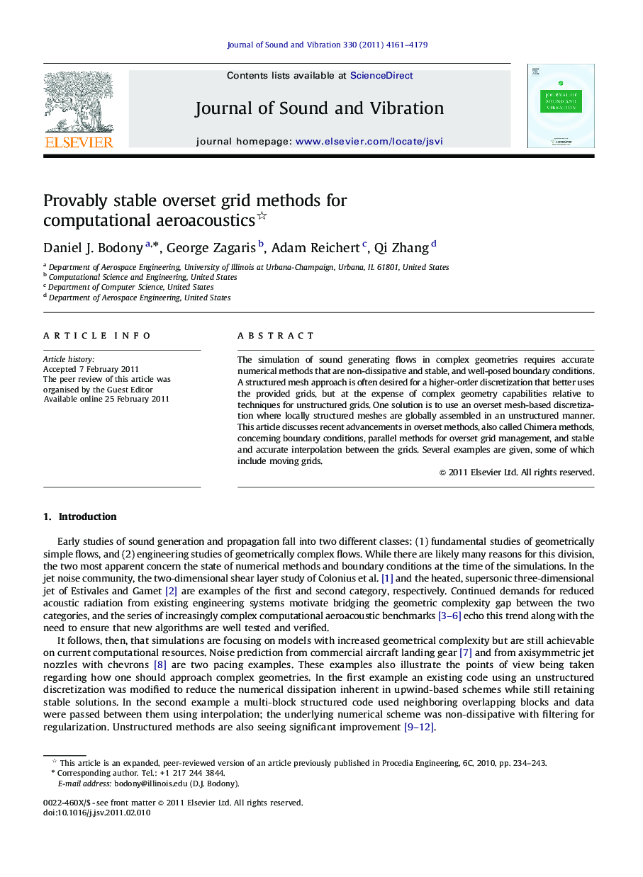 Provably stable overset grid methods for computational aeroacoustics 