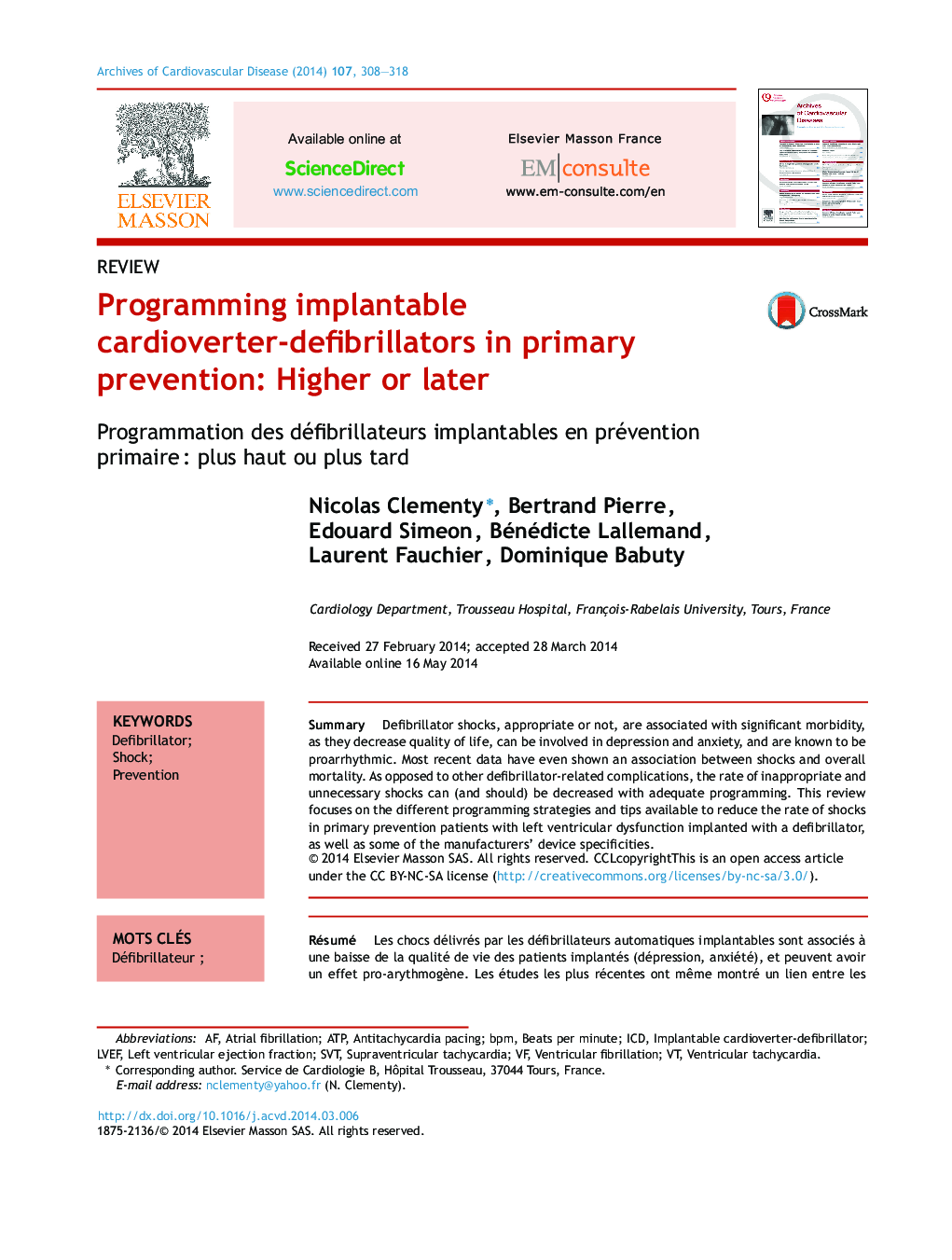 Programming implantable cardioverter-defibrillators in primary prevention: Higher or later