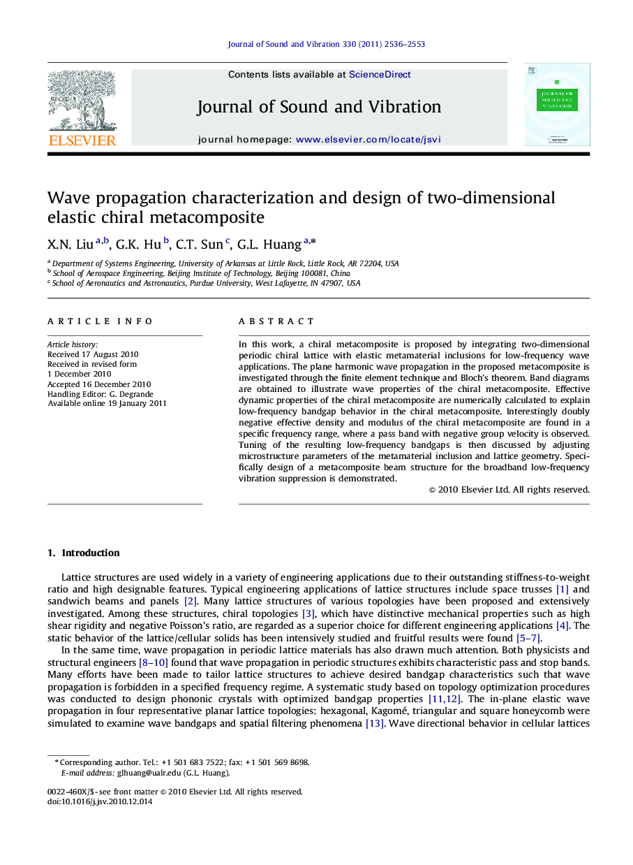 Wave propagation characterization and design of two-dimensional elastic chiral metacomposite