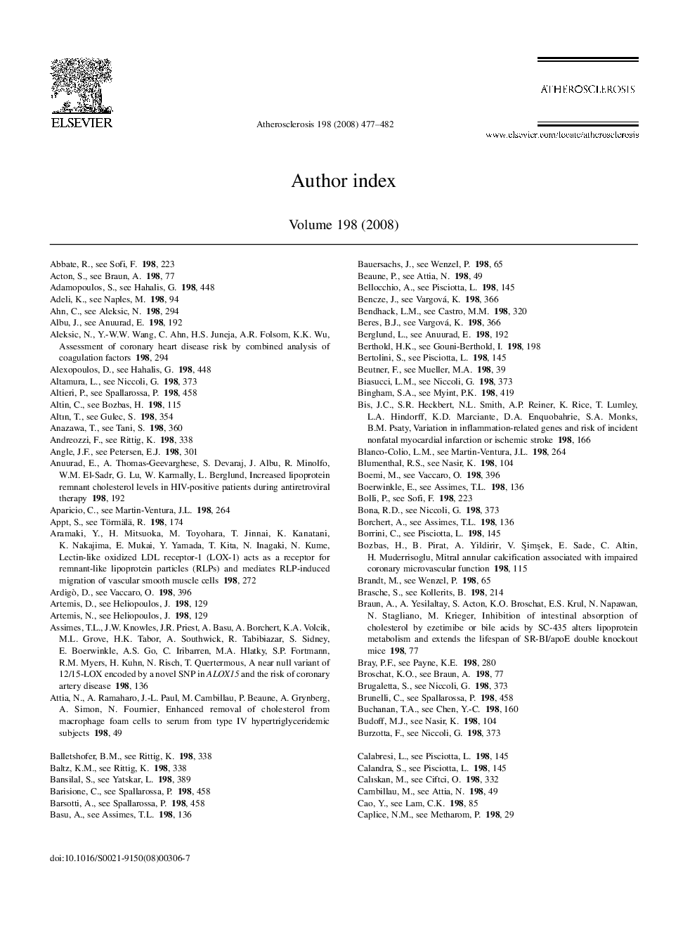 Author Index