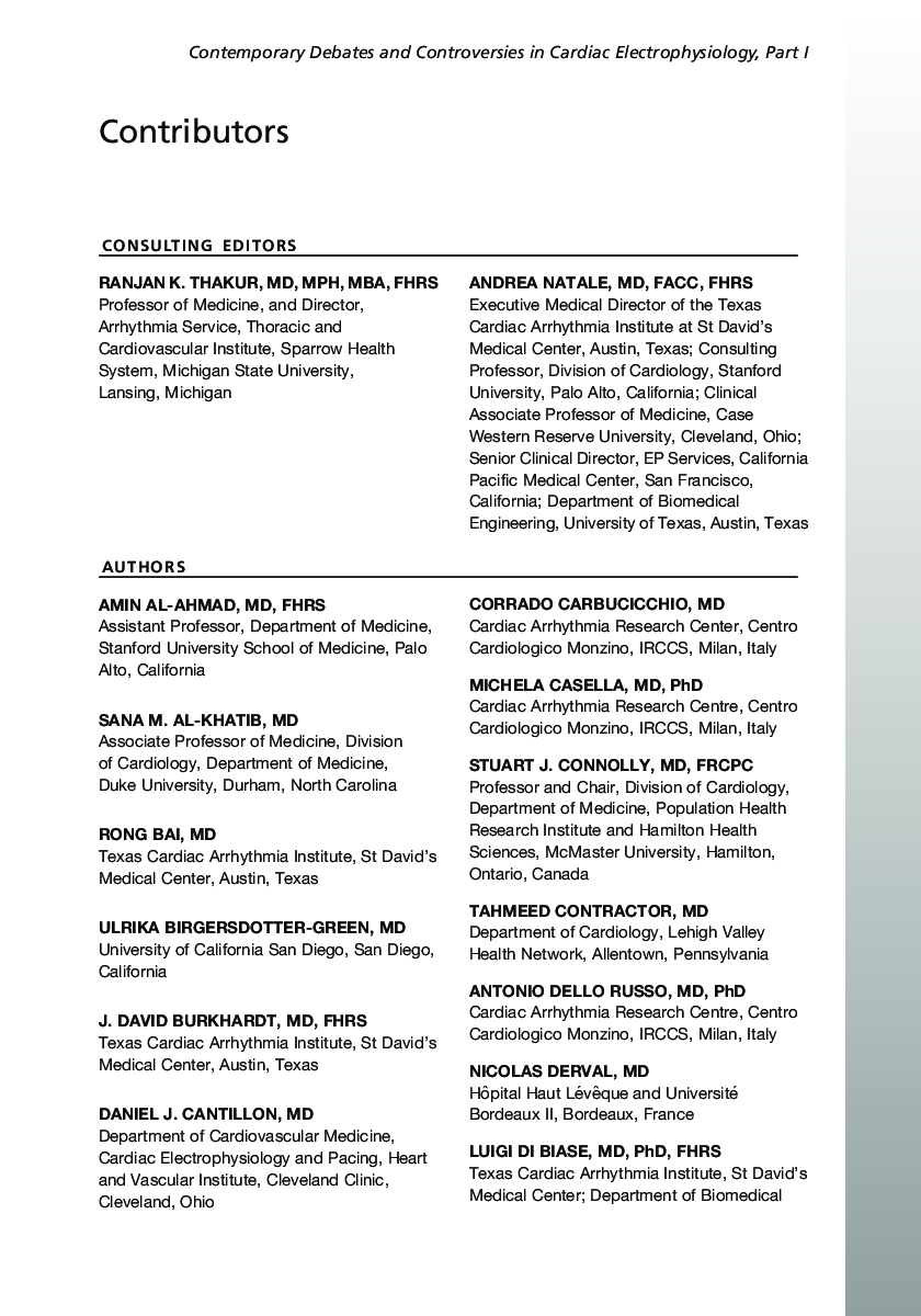 Contributors