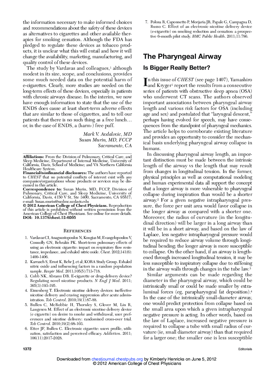 The Pharyngeal Airway