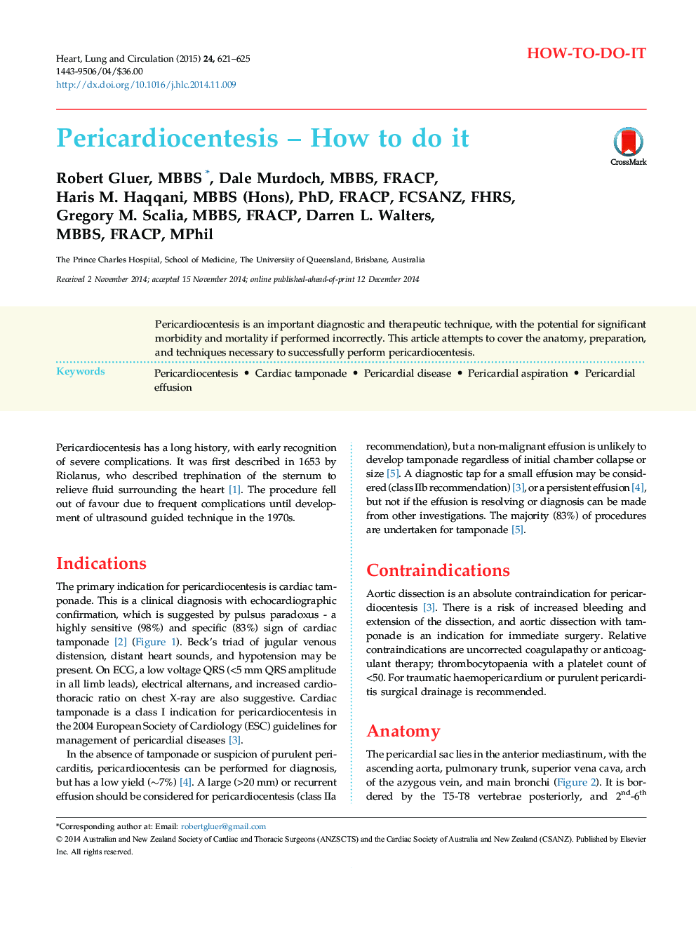 Pericardiocentesis – How to do it