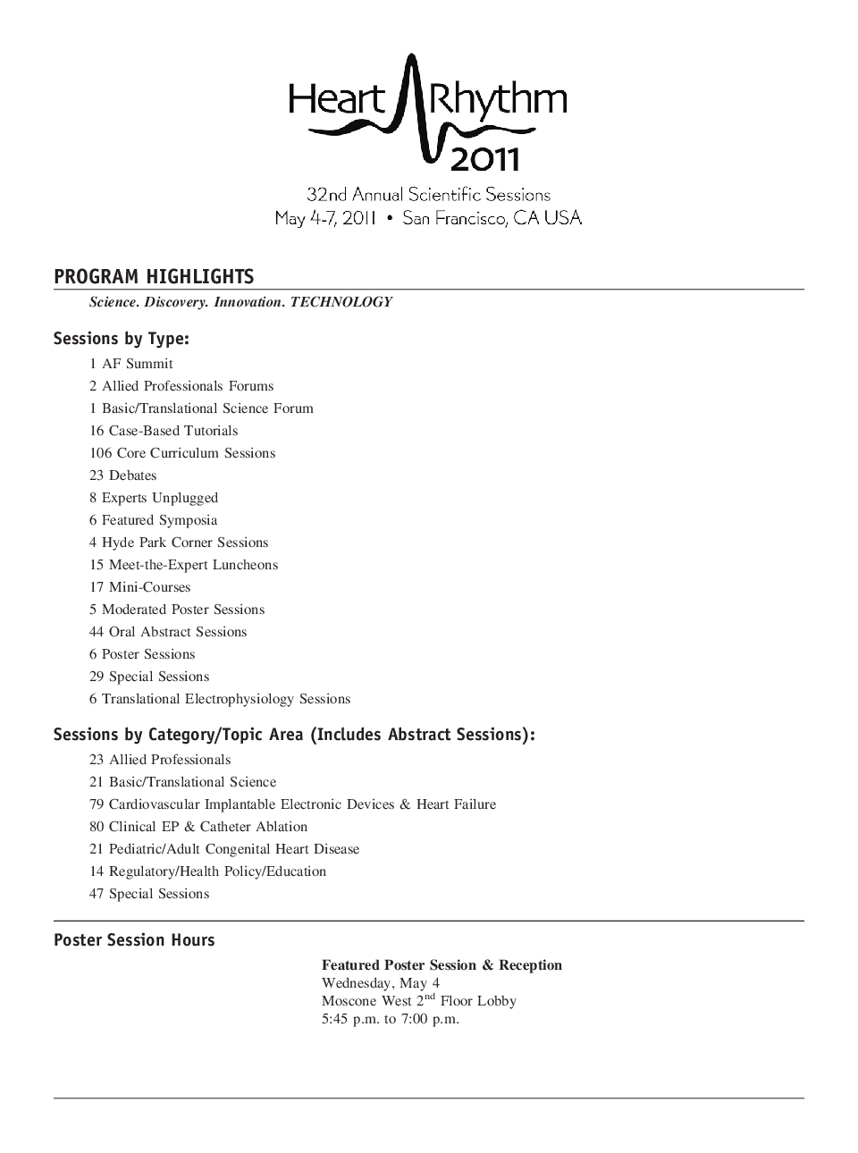 Program Highlights